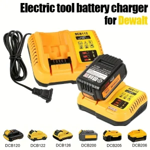 charger compatible with 12V, 20V, 60V batteries.
