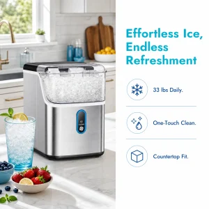 Countertop Ice Maker Pellet Ice,